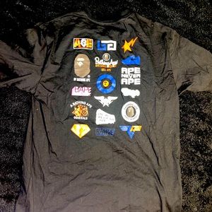 Bape Black Tshirt